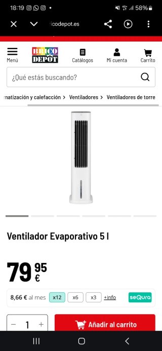 Ventilador humidificador/evaporazador