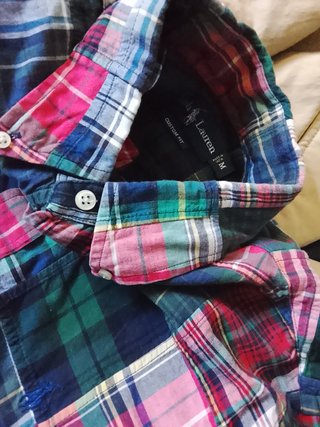 Camicia Ralph Lauren Custom Fit Patchwork