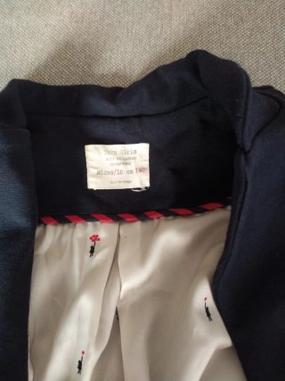 Chaqueta azul marino niña 9-10 años 140cm