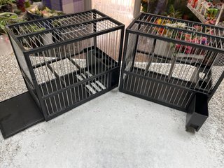 Pack 2 jaulas para pájaros