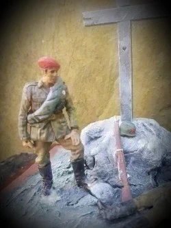 Carlismo requeté gran maqueta o diorama