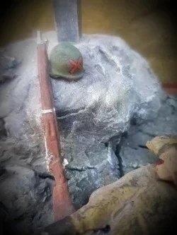 Carlismo requeté gran maqueta o diorama