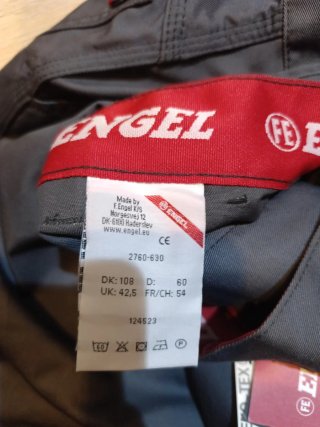 Pantalones de trabajo Engel Workwear grises