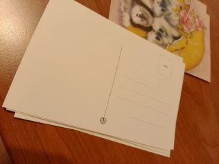 Set 5 cartoline vintage nuove