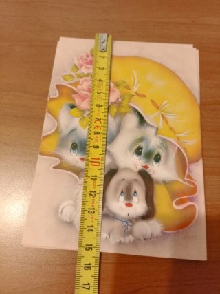 Set 5 cartoline vintage nuove