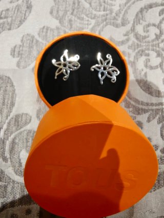 Pendientes TOUS Flor Plata