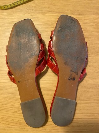 Sandalias Uterqüe Rojas Talla 41