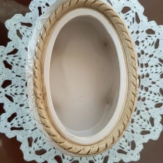 Caja joyero vintage con flores
