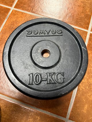 Disco pesas Domyos 10kg hierro