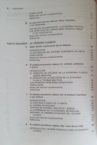 Historia de la teoría económica y de su método