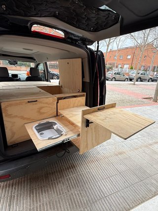 Mueble Camper, ducha, agua, electricidad