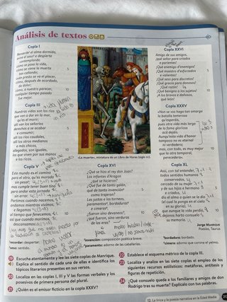 Lengua castellana y literatura de 1BACH