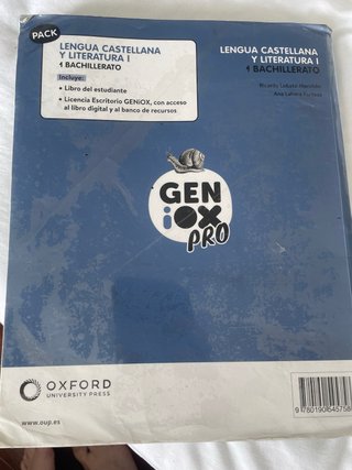 Lengua castellana y literatura de 1BACH