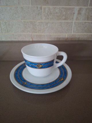 Juego 8 Tazas de Té Porcelana