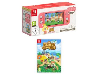 Nintendo Switch Lite Rosa Animal Crossing