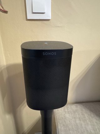 Pareja Altavoces Sonos One Negros con Soporte