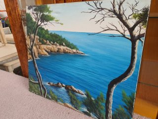Pintura paisaje mallorquín original