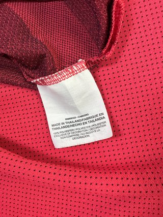 Polo Nike Golf Rayas Rojas Manga Corta