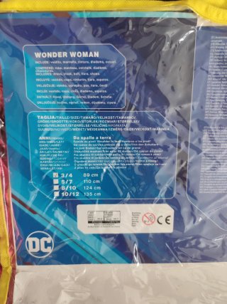 Disfraz Wonder Woman DC Comics Talla Única