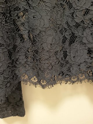Camisa ZARA encaje negro Talla S