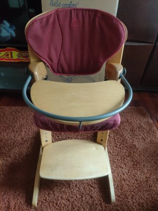 Trona-Silla madera Bebé Confort, ajustable