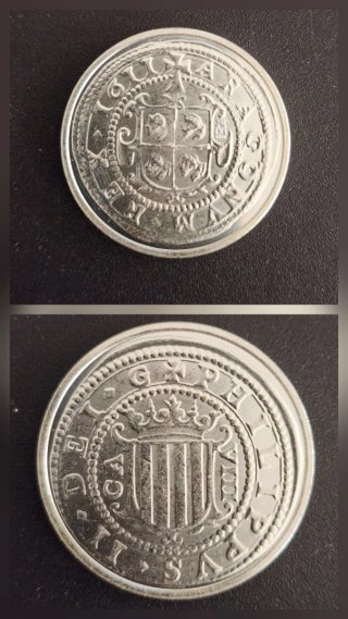 Réplica Moneda 8 Reales Aragón 1611 (FNMT)