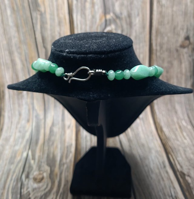 Collar de aventurina verde