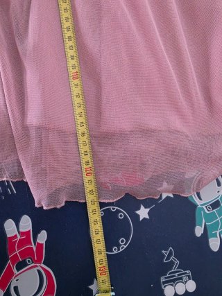 Vestido rosa palabra de honor talla M