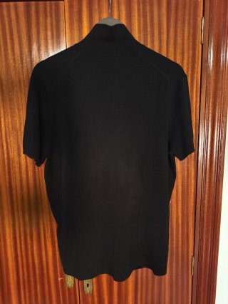 Polo de punto Zara hombre negro
