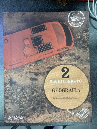 Geografía 2o Bachillerato anaya