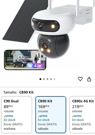 Cámara Vigilancia Exterior EZVIZ 8MP WiFi