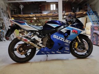 Suzuki GSX-R 600 Azul/Blanco
