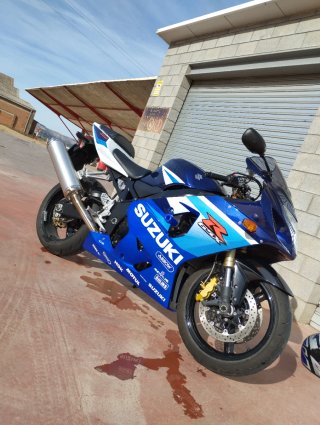 Suzuki GSX-R 600 Azul/Blanco