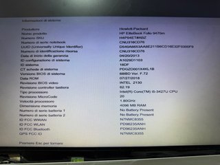 HP EliteBook Folio 9470m para piezas o restaurar