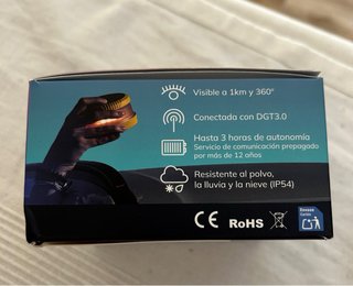 Baliza V16 Luz Emergencia Geolocalizada precintada