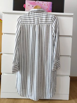 Camisa de rayas Gap blanca y azul