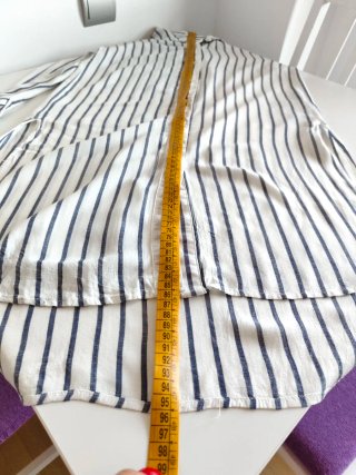 Camisa de rayas Gap blanca y azul