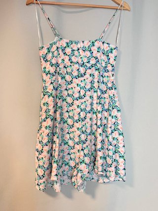Vestido floral Zara Talla S