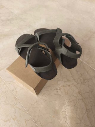 Sandalias Zapato Feroz Hombre Verde Oliva