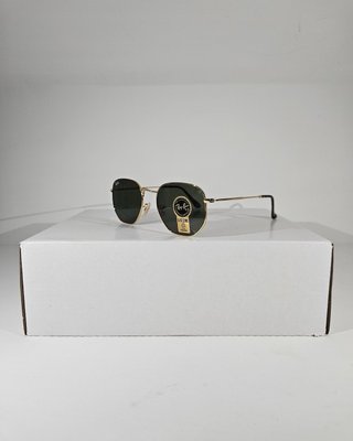 Occhiali Ray-Ban Hexagonal Oro Lenti Verdi