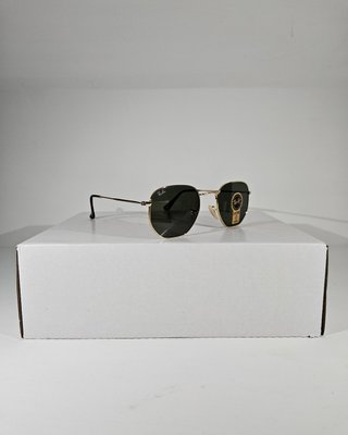 Occhiali Ray-Ban Hexagonal Oro Lenti Verdi