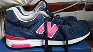 Zapatillas New Balance 560 azul y rosa