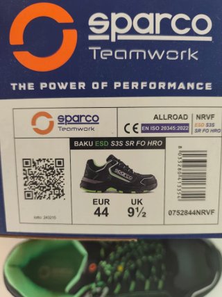 Zapatos Sparco All Road Negro/Verde