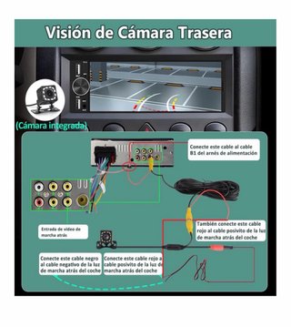 Radio Coche 1 DIN Junsun CarPlay Android Auto
