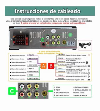 Radio Coche 1 DIN Junsun CarPlay Android Auto
