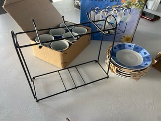 Juego 6 Tazas y Platos 90cc