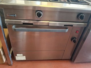 Cocina Industrial Gas 2 Fuegos + Horno
