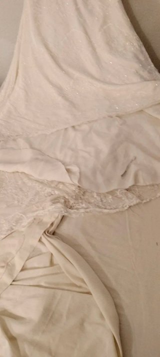 Vestido de Novia Yolan Cris Pedrería Crema