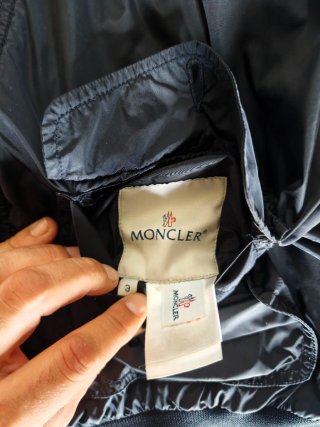 Chaqueta Moncler Negra Talla L