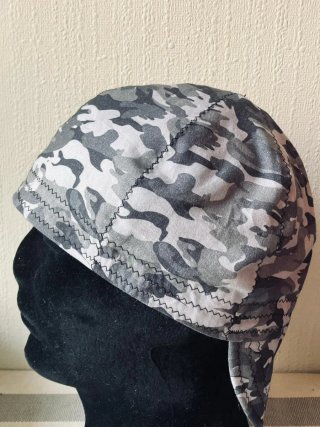 Gorra soldador camuflaje gris
